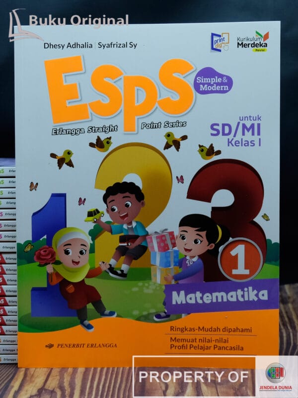 esps matematika untuk sd/mi kelas 1 km revisi | erlangga